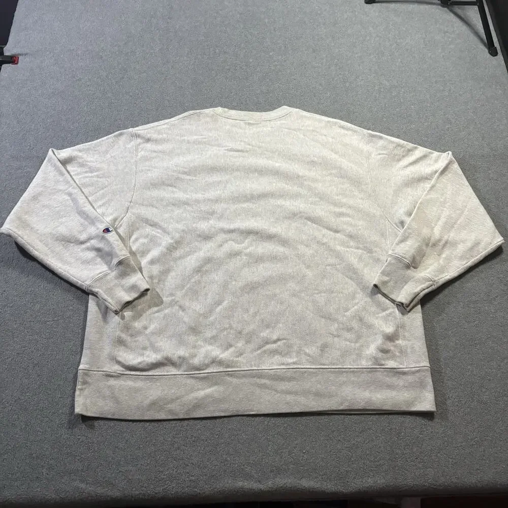 Vintage Champion Reverse Weave Georgia Bulldogs Crewneck Sweatshirt Gray 2XL